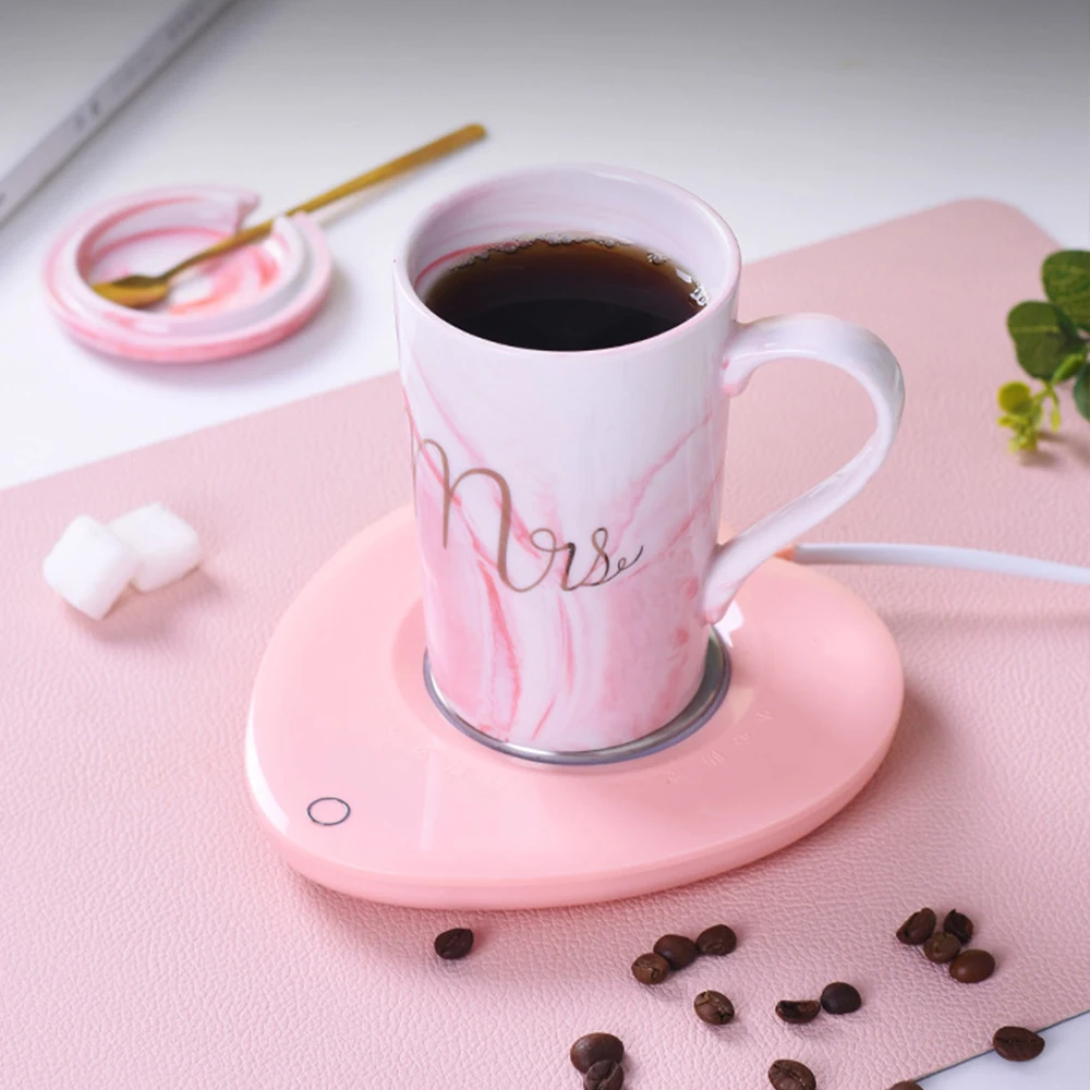 Hot Sale Heater Cup , Multifunction Warmer USB Wireless Charger Portable Mug Drink Heater Warmer Pad