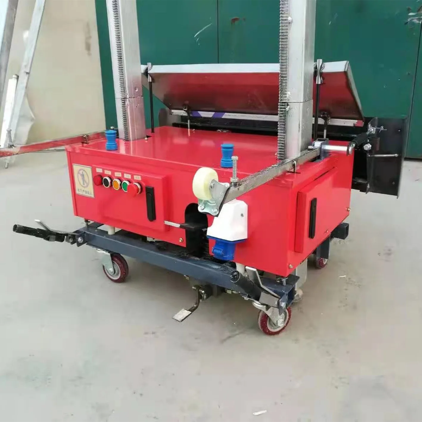 Gypsum Robot Automatic Wall Screeding Plaster Finishing Render Mortar Spray Machine China Price for Cement