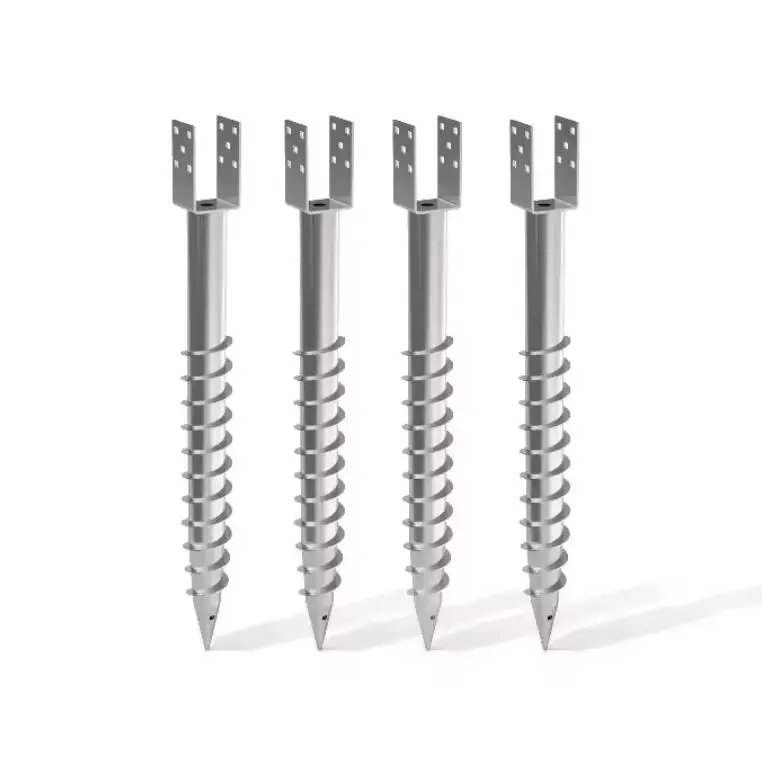 HDG Solar Energy Ground System Helical Piles Ground Screw Anchors Pile