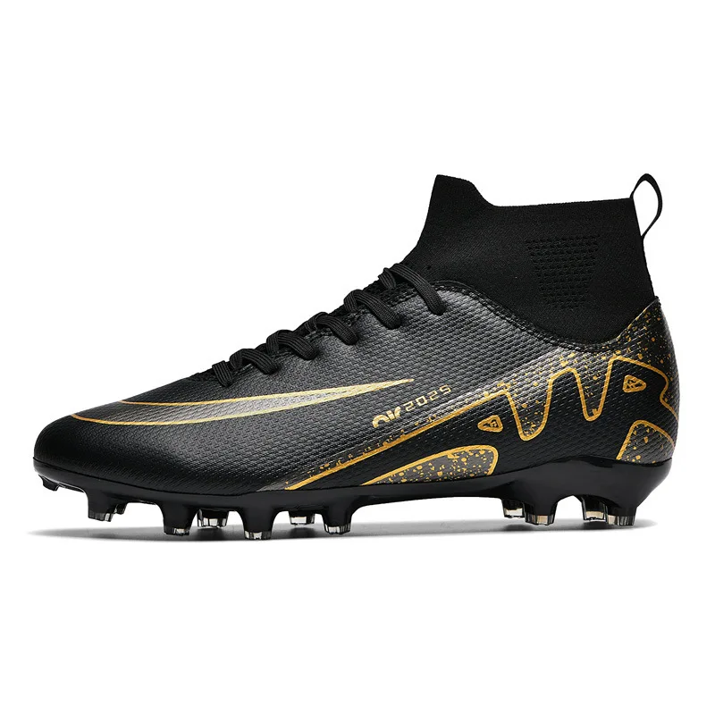 Wholesale High Quality Soccer Cleats for Men/Women Fashionable Football Shoe Boots with Durable Rubber Mesh Insole Outdoor Use