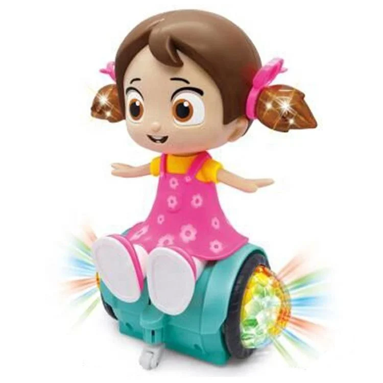 Toys for kids electric dance spin girl lights&music cute funny toy plastic Christmas gift for children
