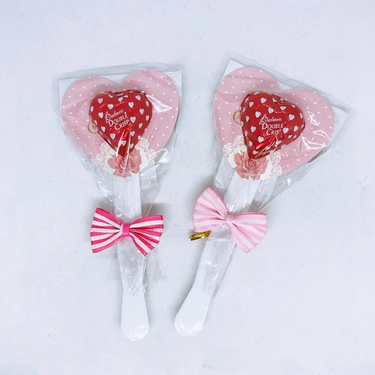 HEART BIT CHOCOLATE LOLLIPOP STICK CHOCO