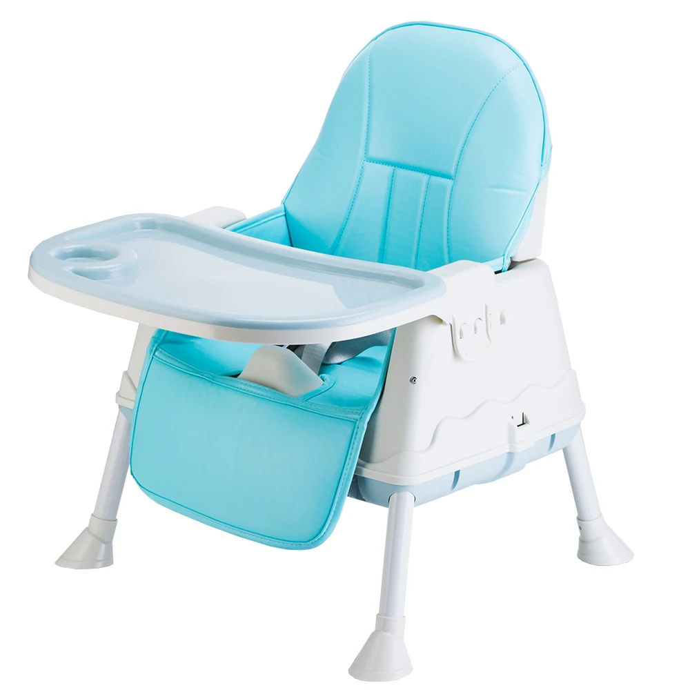 Hot sale eco friendly plastic foldable high chair baby feeding