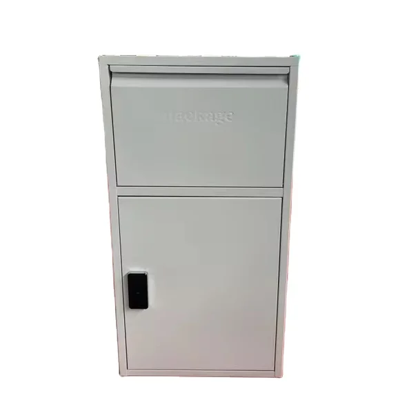 Anti theft outdoor Courier Drop Box Delivery Metal Smart Code Lock parcel box
