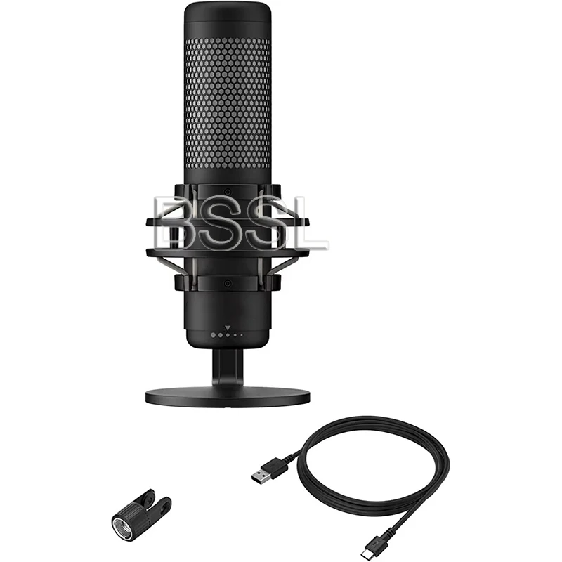 Free shipping Streaming X QuadCast S USB Condenser loudspeaker Gaming Microphone Mic RGB Light Mic speaker for PC PS4 PS5 Mac