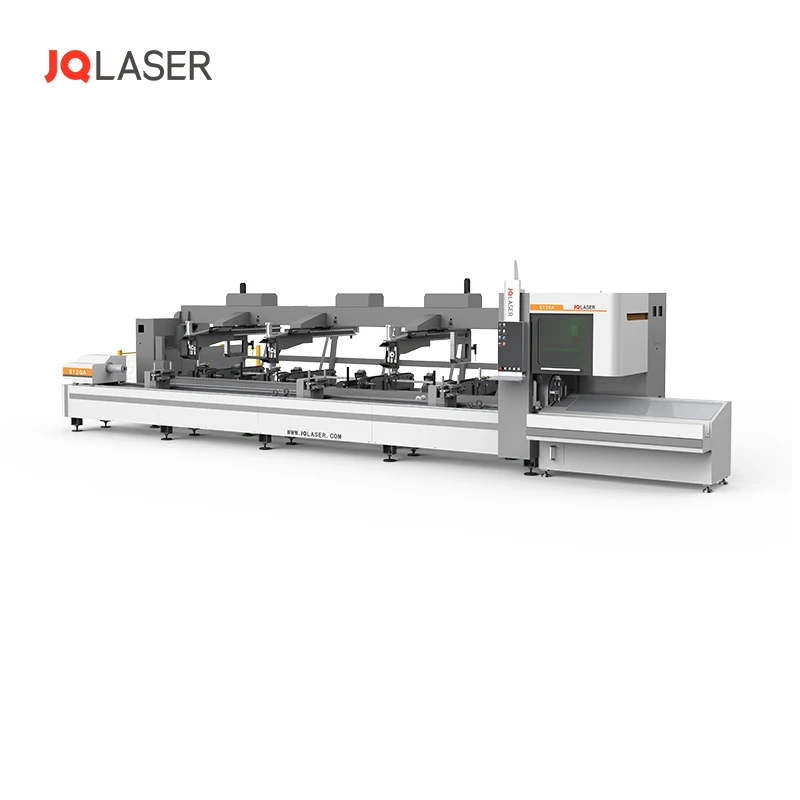 High-speed Fiber Laser Metal Tube Cut 15-120mm Diameter Metal Iron Pipe Laser Cutting Machine