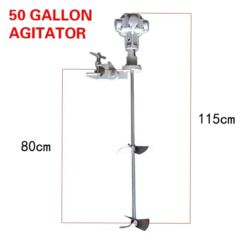 400L clamp pneumatic mixer Mixer Five cylinder 50 gallon industrial air mixer