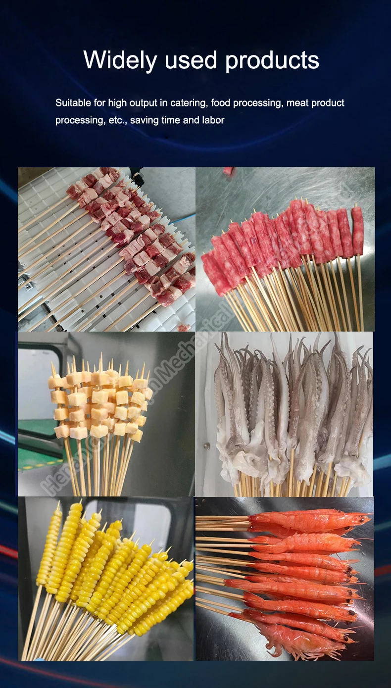 Toothpick Making Machine New Type Barbecue Skewer Kebab Making Machine Satay Skewer Machine