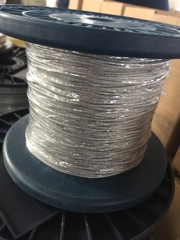 Wire Rope Coated 316 304 Galvanized Stainless Steel Multiple Specifications Rigging Pvc Welding Hot Dipped Steel Wire Rope 12mm