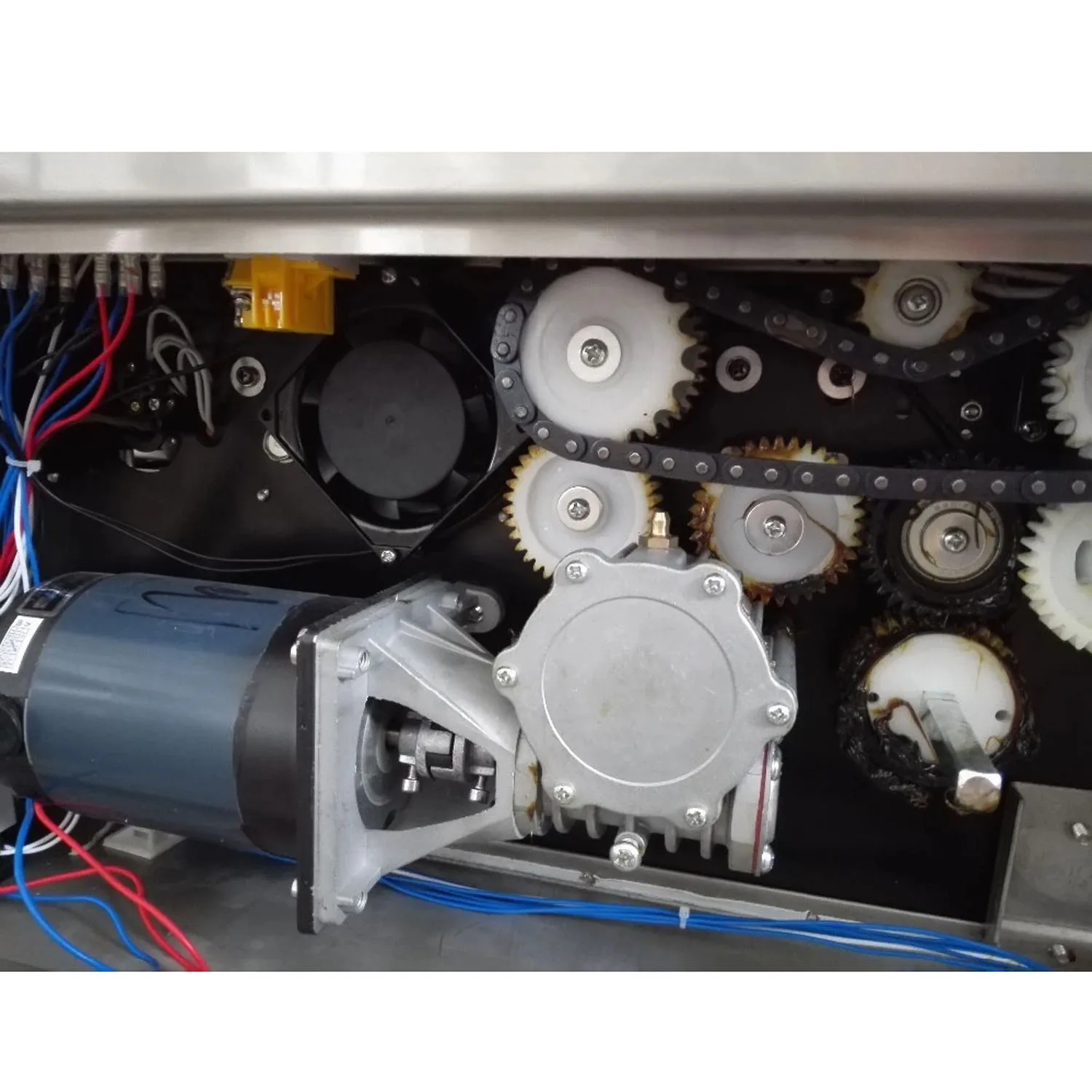 FRD-1000C Continuous bags band solid-ink coding printing and sealing machine with counts meter