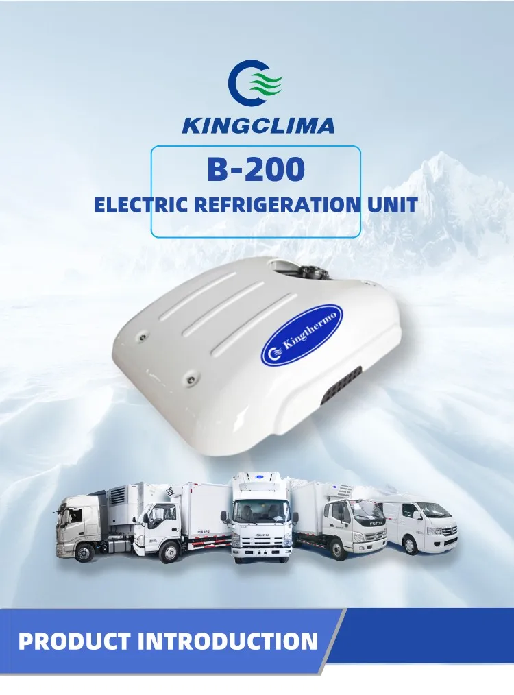 Kingclima rooftop  B-200 transport  van  electric refrigeration unit
