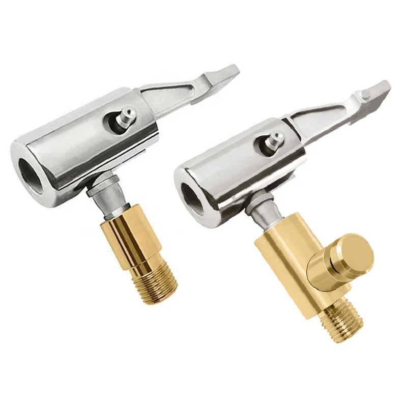 Portable Inflatable Pump Connector for Car Tire Air Chuck Compressor can be deflated Tire Inflator Tire Chuck for Hose Repair