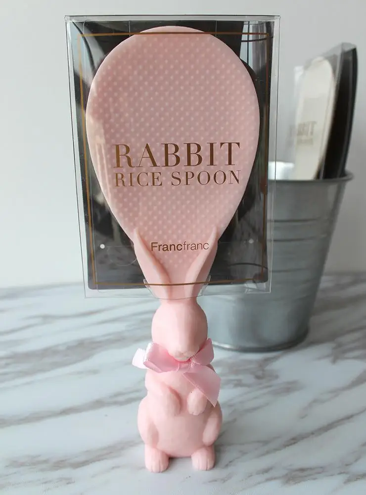 Creative Japanese rice spoon non-stick rice plastic stand able rice scoop tableware