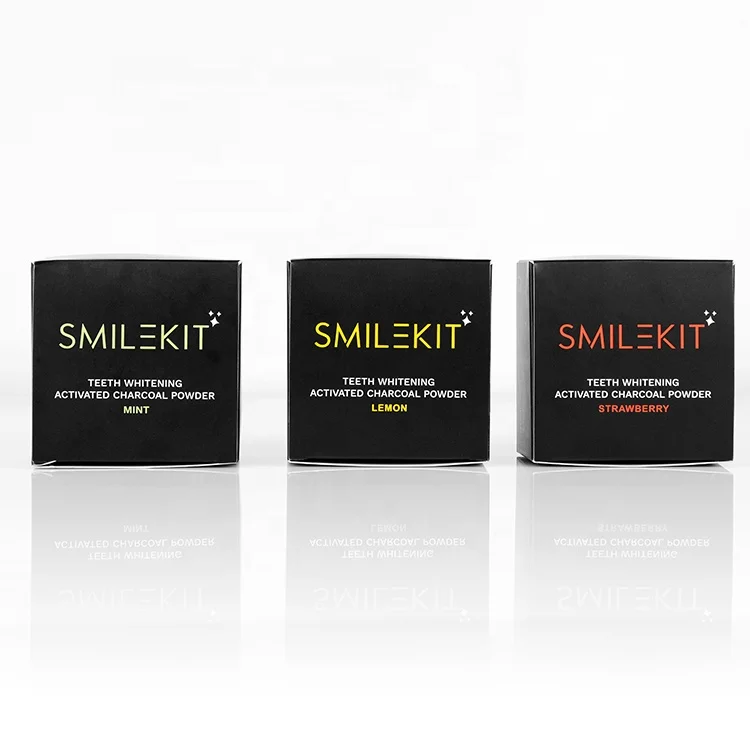 Оптовая продажа, отбеливание зубов, вкус мяты, активированный уголь, органический угольный порошок, гигиена полости рта
