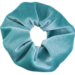 2021 Hot sale soft velvet holder hair scrunchies women plain color scrunchies hair accessories