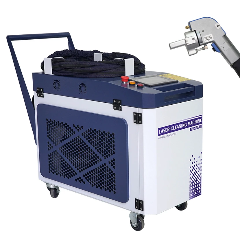 Professional rust laser cleaning metal fiber laser cleaning machine laser rust cleaner 3000 watt metal wood paint rust removal