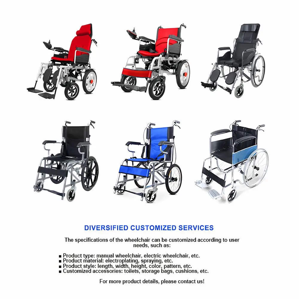 New Luxury Aluminum All Terrain Off Road Foldable Portable Travel Remote Control Electric Wheelchair For The Disabled