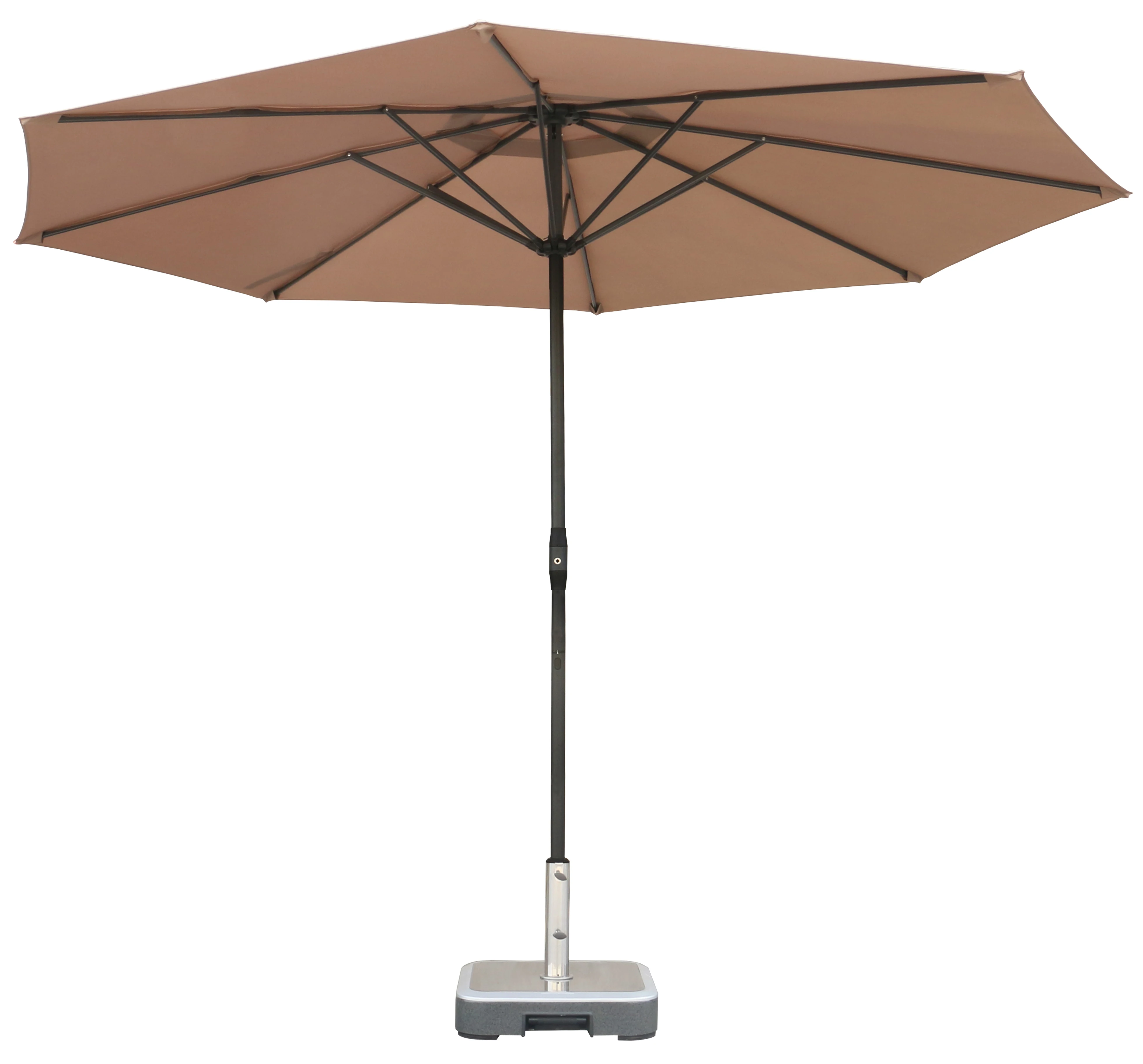 High quality patio outdoor furniture 8 ribs central pole patio umbrella garden parasol umbrella