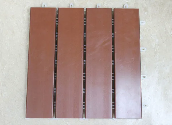 PS Wood Plastic Composite Panel Plastic Wood Plank Flooring