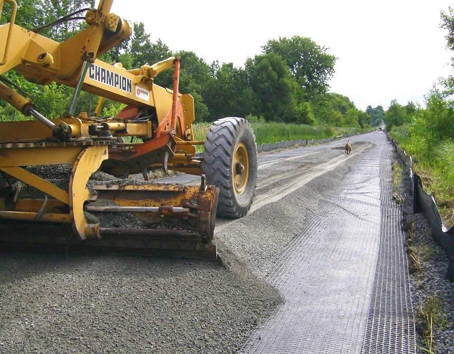PP multiaxial biaxial geogrid for driveway and railways