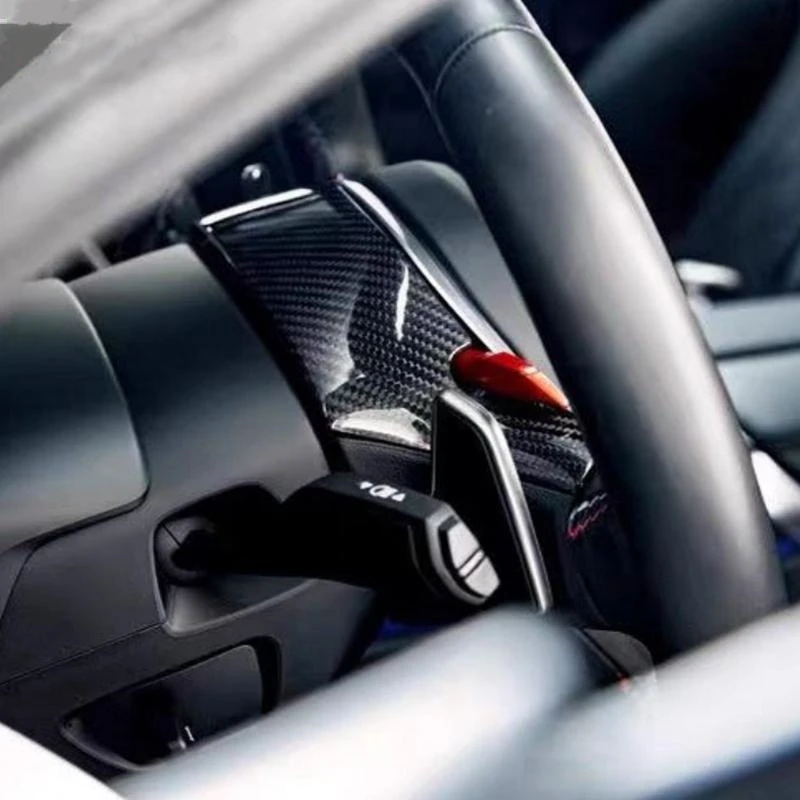 MRD Dry Carbon fiber steering trim cover for BMW X3M X4M M3 M4 M5 M8 interior trim clip on