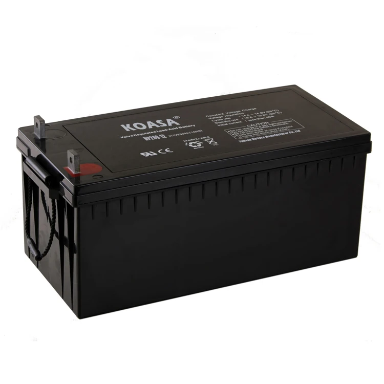 KOASA Superior NP200-12AT Deep Cycle  Battery 12V 200AH Rechargeable Battery UPS Battery for Solar and Wind System