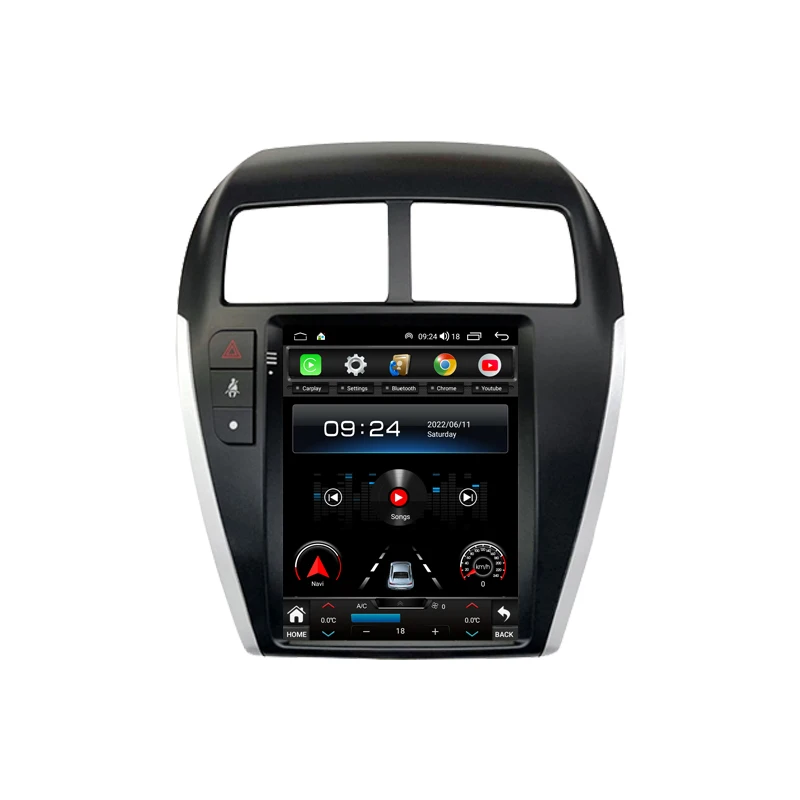 WITSON Android Tesla vertical screen car multimedia player auto GPS Carplay for Mitsubishi ASX 1 2010-2018 Android Car Player