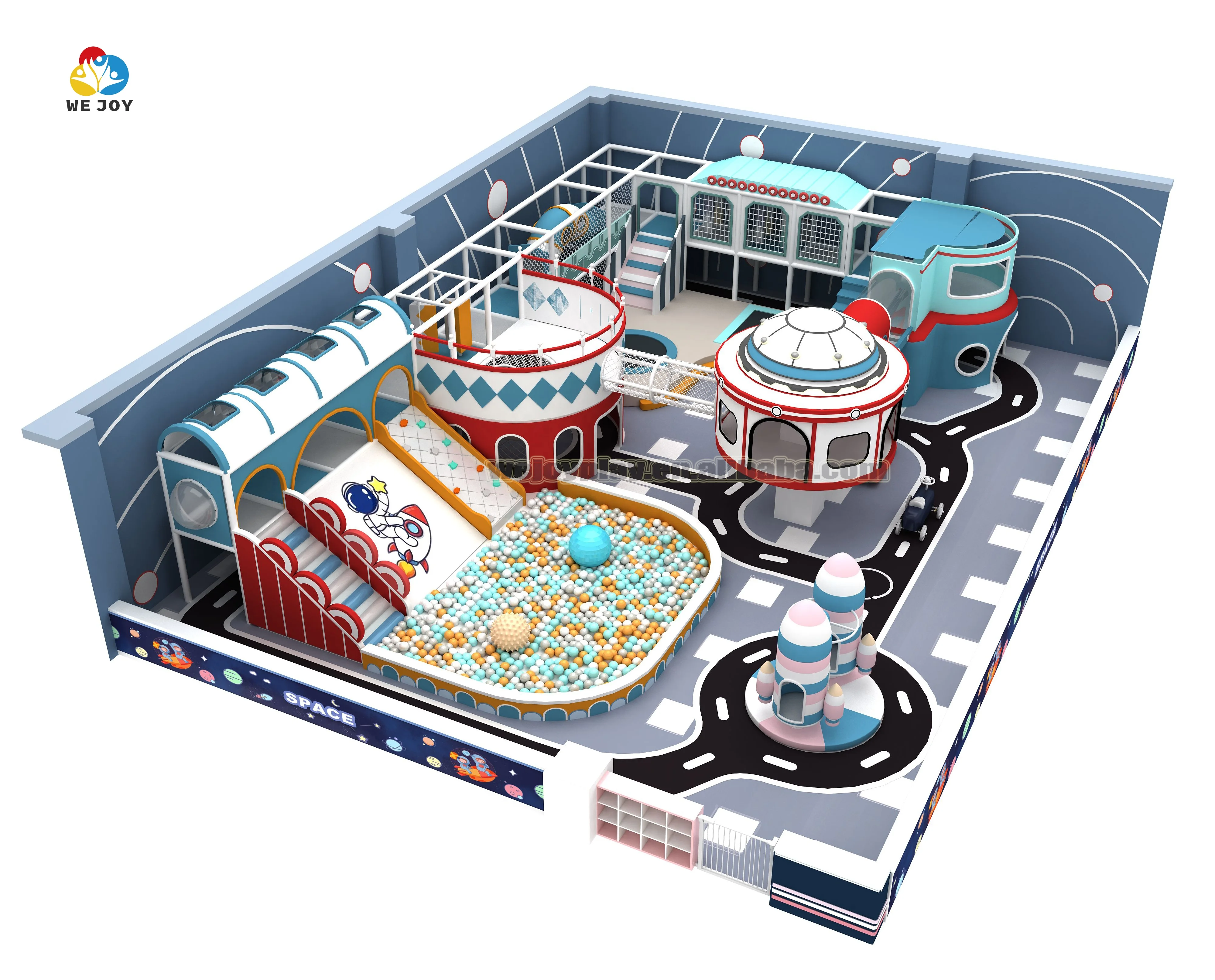 Factory directly sale costmiazable celebrity  soft children  indoor playgrounds equipment with soft toys climbers and slids