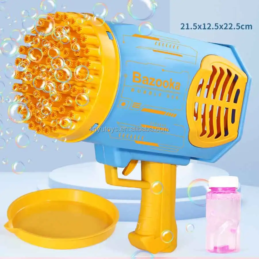 Wedding Lighting 69 Holes Bazooka Rocket Bubble Gun Machine Toys Factory New Arrival Outdoor Toy Holiday Party Gifts for Kids