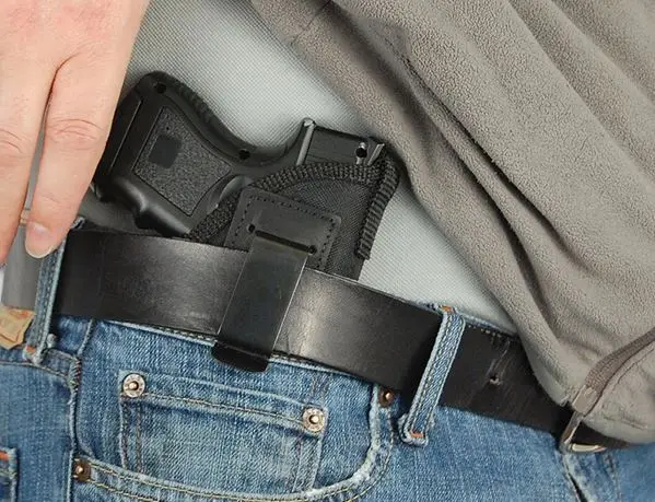 Free Sample Universal Concealed Carry by Belt Clip Nylon Tool Holster RT 1911 3 Splot Waist Band