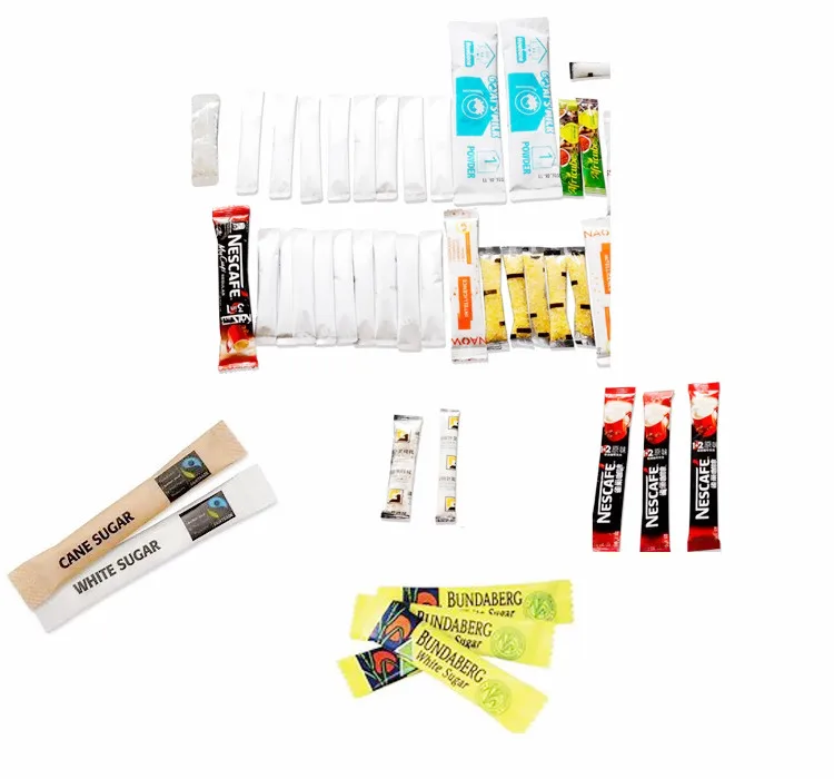 Fully Automatic Vertical Stick Plastic Bag Pouch Sachet Cocoa Coffee Spices Powder Packing Machine