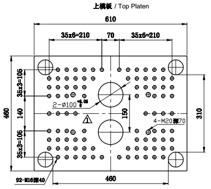 Vertical Injection Molding Machine Price 600 Nk TWO Color Thermoplastic 310X460 Distance Between Tie Bars 600 Kn Clamping Force