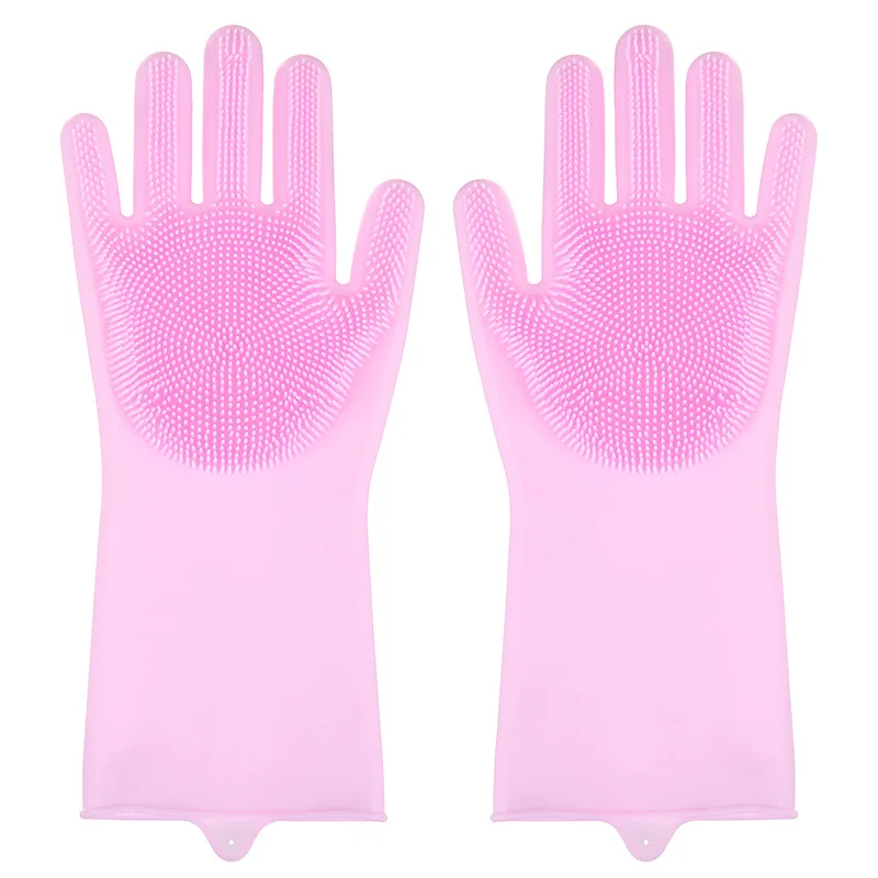 
Factory Wholesale Cheap Price Rubber Silicone Dish Washing Gloves 