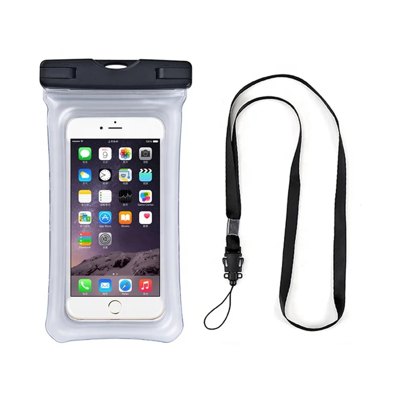 Mobile phone waterproof bag high sensitivity touch screen waterproof mobile phone shell air bag floating rope