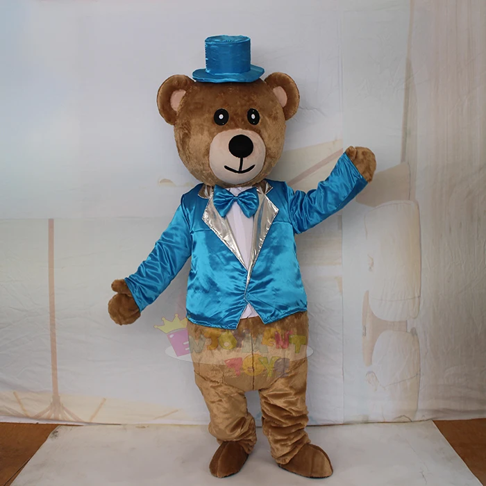 Adult Walking Bear Hare Mascot Costume Cartoon Bunny Suit