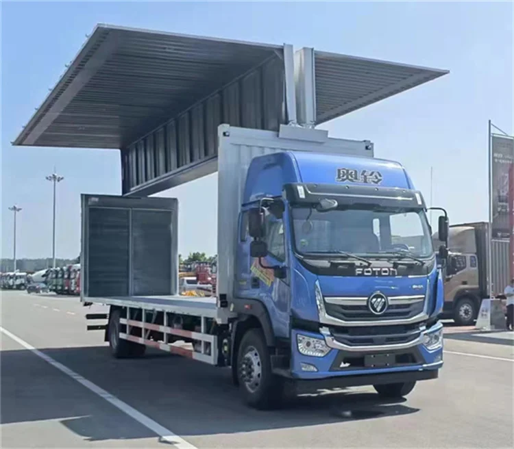 Reliable Quality Van Cargo Box Lorry Truck Body Wing Open Box Truck Pro Wing Trucks