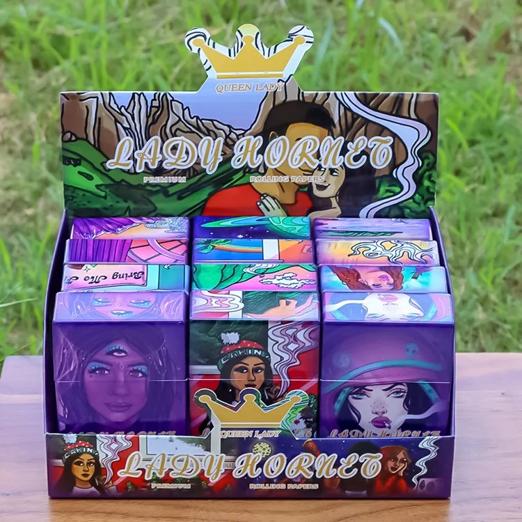 Оптовая продажа двухцветной пластиковой курение чехол изготовленный на заказ диспенсер дисплей портсигар