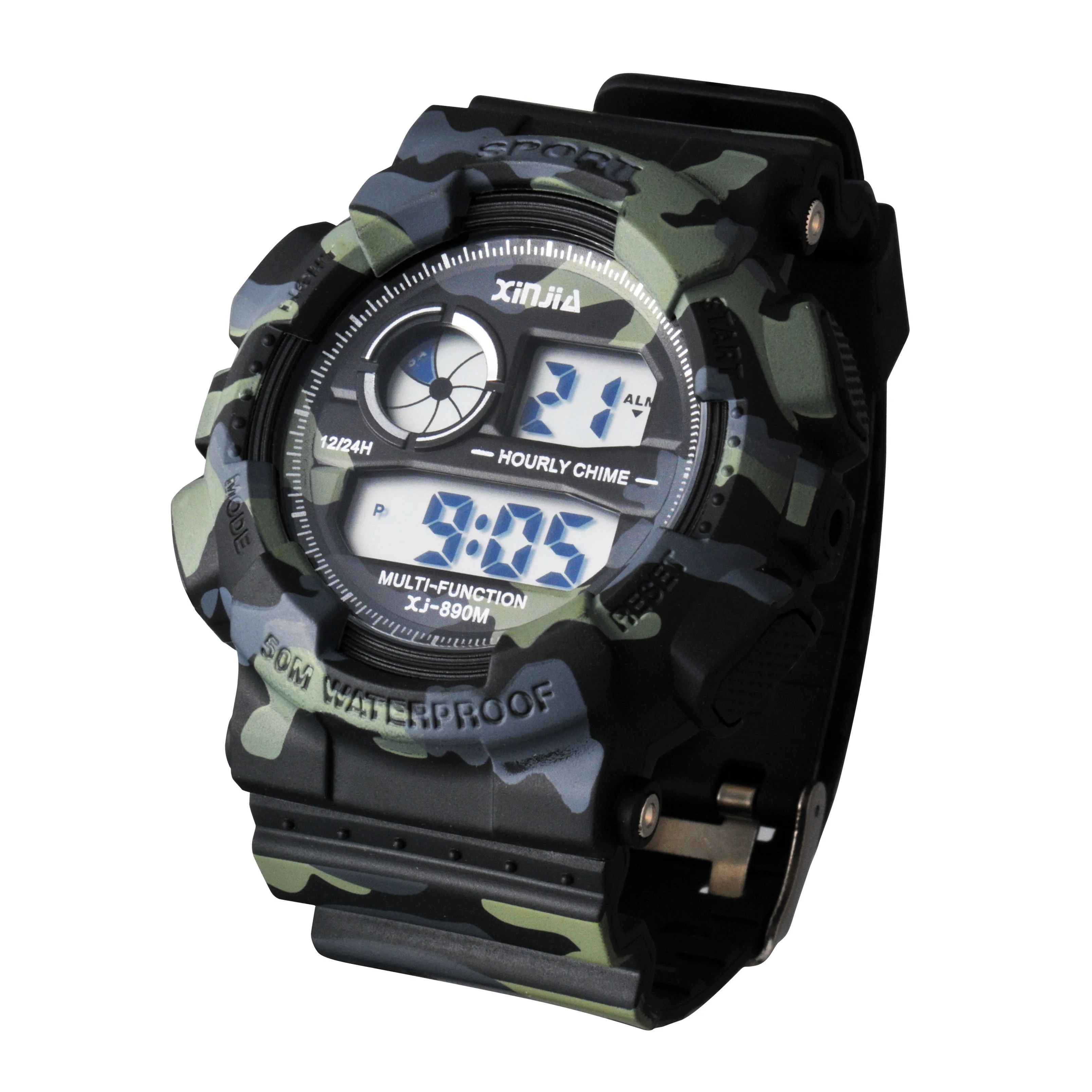 XINJIA Fashion Water Resistant 50M Digital Watch for Camouflage Color Watch Sport Digital Watch Relogio g Shock