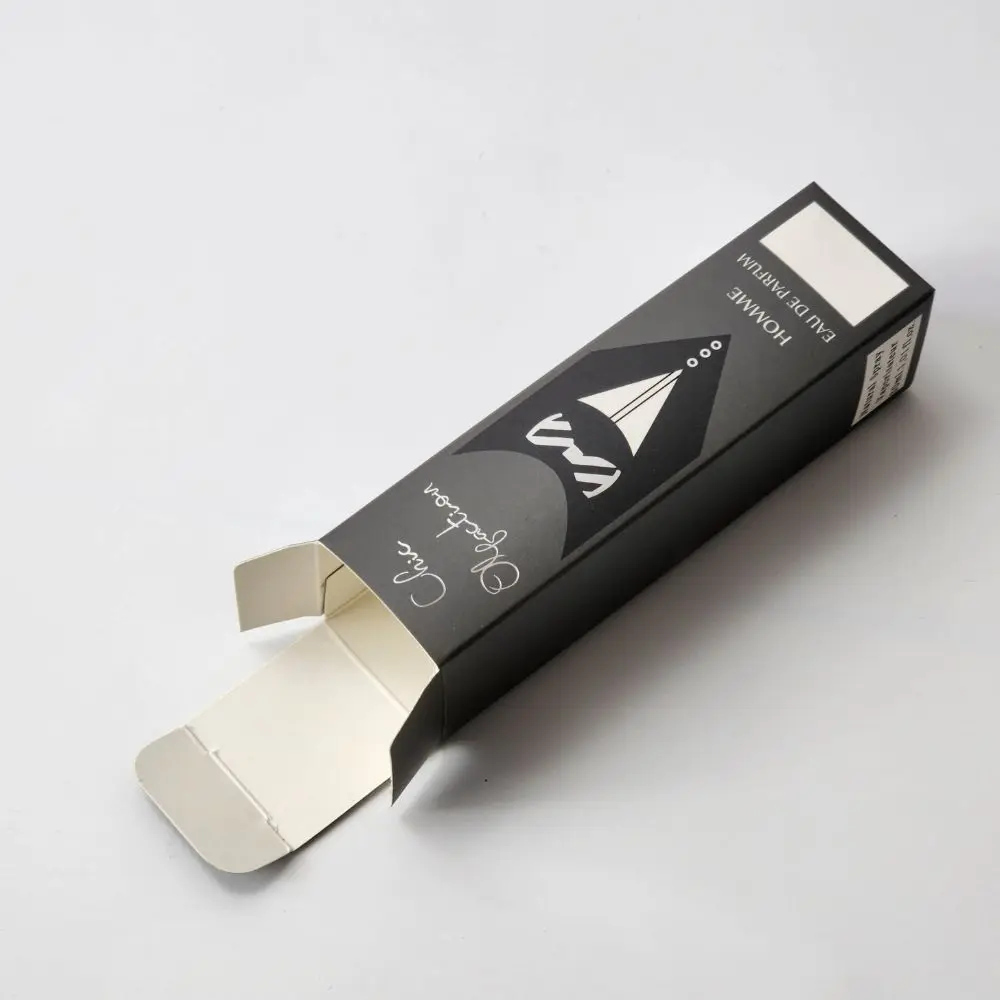 Custom Luxury Hot Stamping CMYK Printing Perfume Paper Packaging Box for Bottle Suitable for men and women