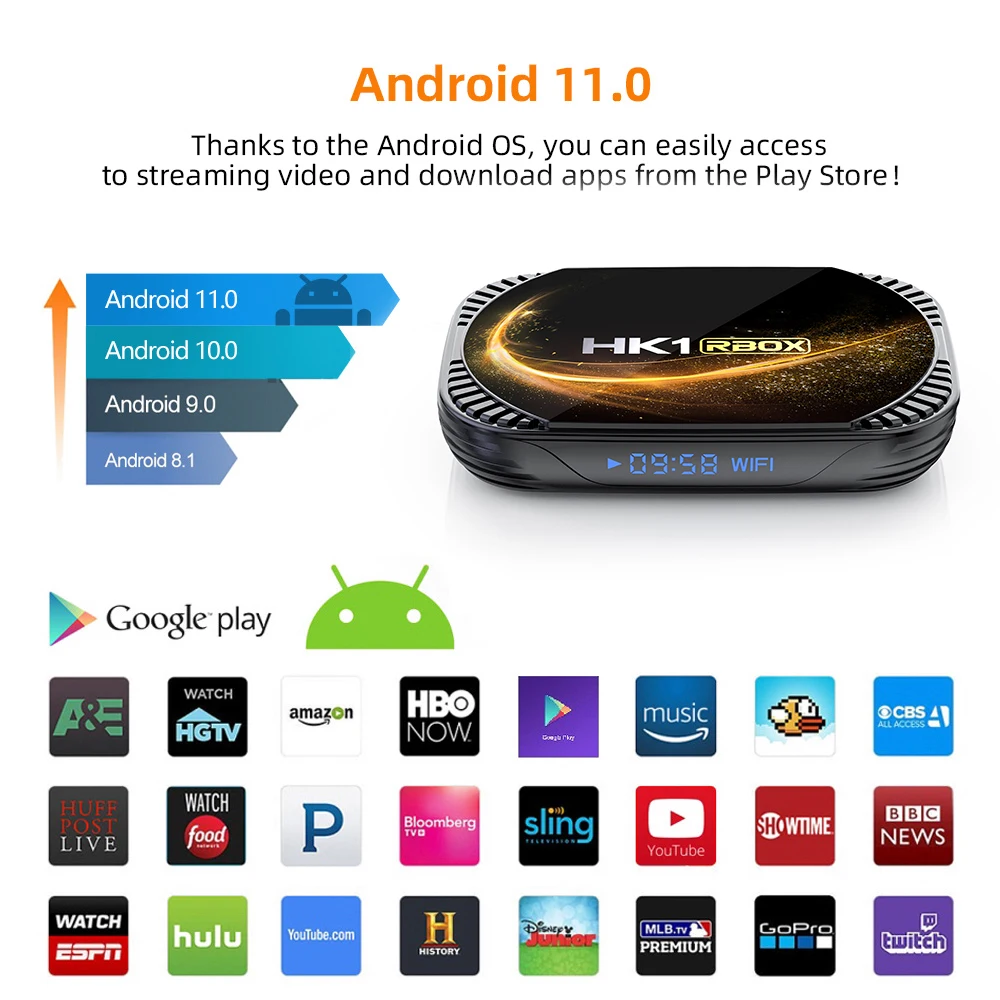 HK1 X4s Android 11 TV Box Amlogic S905X4 3D BT4.0 4G 32G 64G 128G Dual Wifi Youtube Media Player 4K 8K Set top box 12.jpg