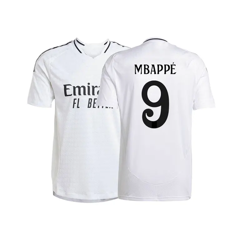 New ModelsThailand Real Fans   Club Home Soccer Jersey Football Jersey Soccer Wear Madrids Fans Version t Shirt