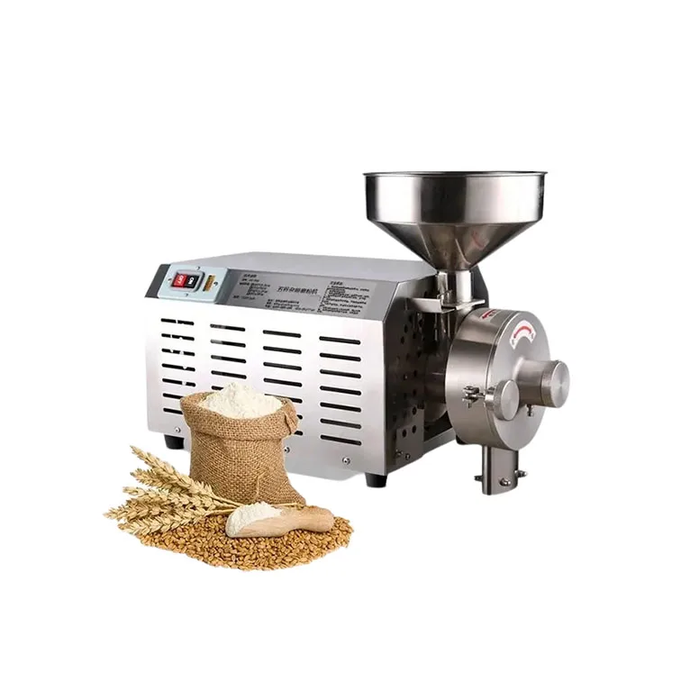 Automatic milling for maize grinding machine/multi-function grain flour stone mill/wheat/rice flour mill herb cacao grinder