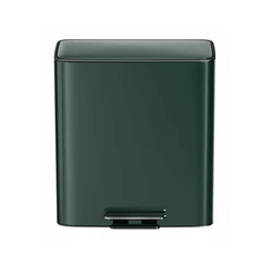 28L*2 stainless steel Soft Close living room office Square pedal trash bin waste bin trash can recycle bin