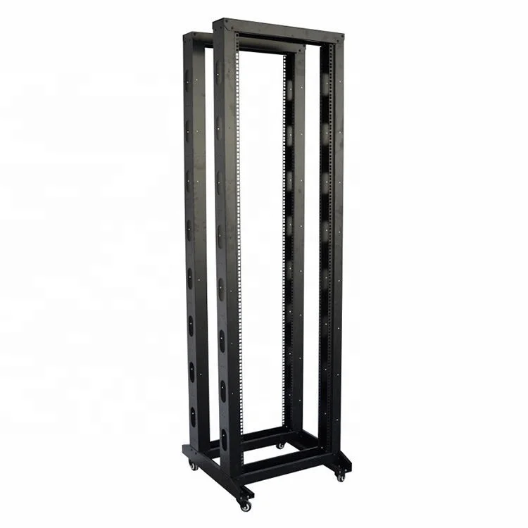 BOLEIN 22U 27U 32U 37U 42U 47U 19 Inch Network Cable Management Frame Adjustable Rack Height Double DDF Open Rack Cabinet