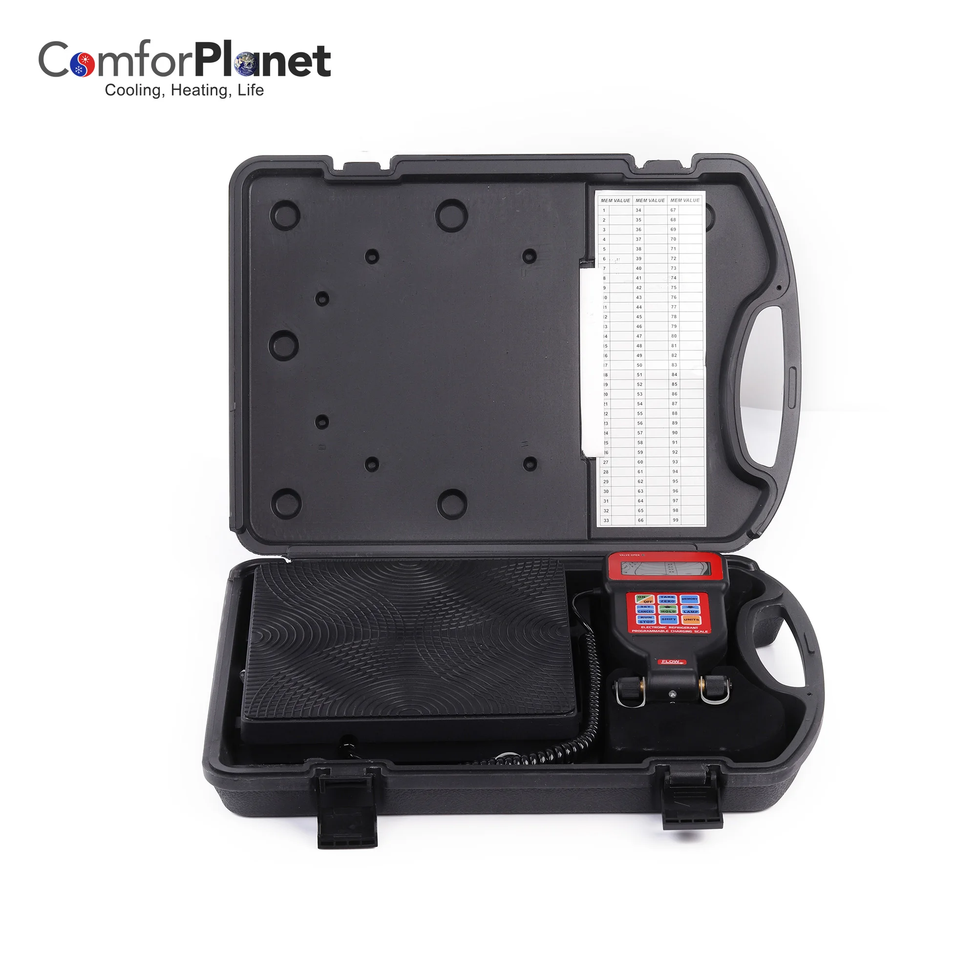 Portable High Accuracy Digital Electronic Scale Refrigerant Weight Scales with Digital LCD Display