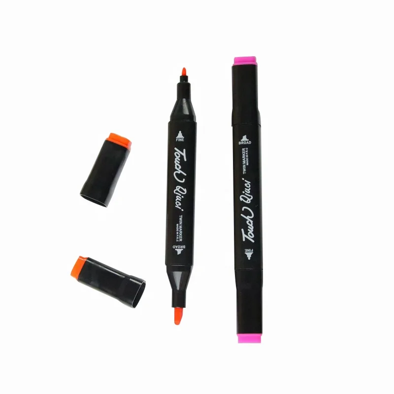 Good quality Double Tip Color Art Markers Drawing Set Sketching Painting Comics markers Paint Pens with carrying bag