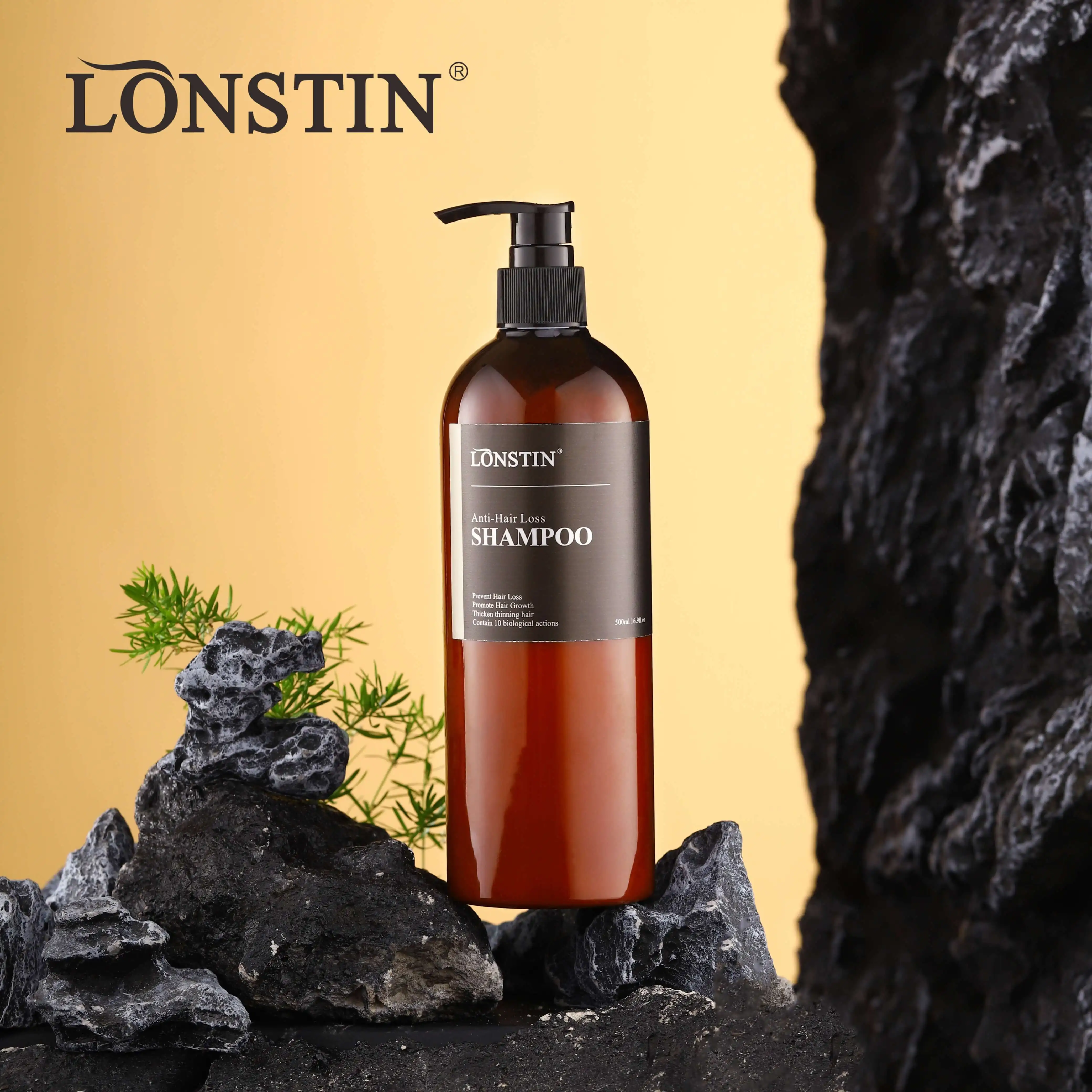 Натуральный веганский органический имбирный шампунь для волос