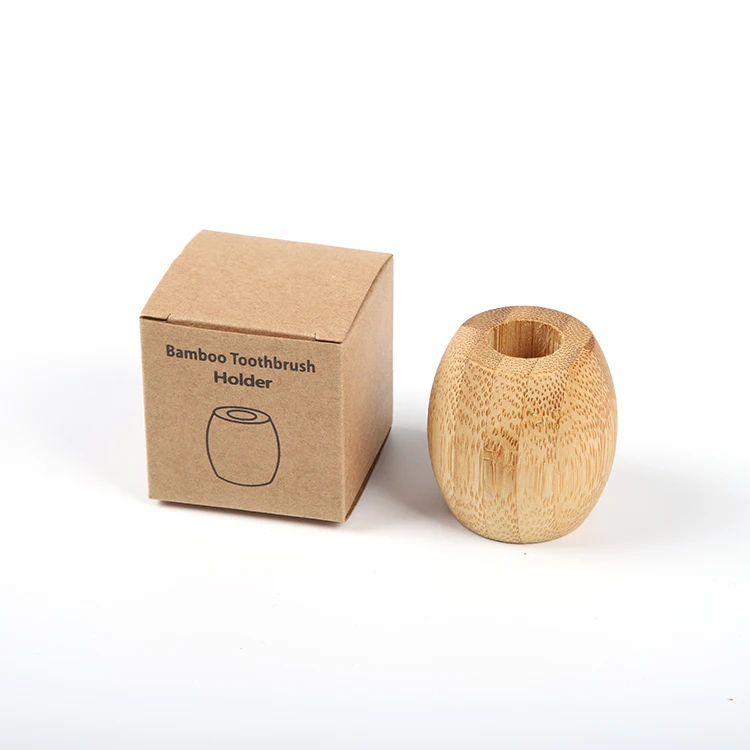 Best Quality Organic Biodegradable Wooden Bamboo Toothbrush Holder Stand For