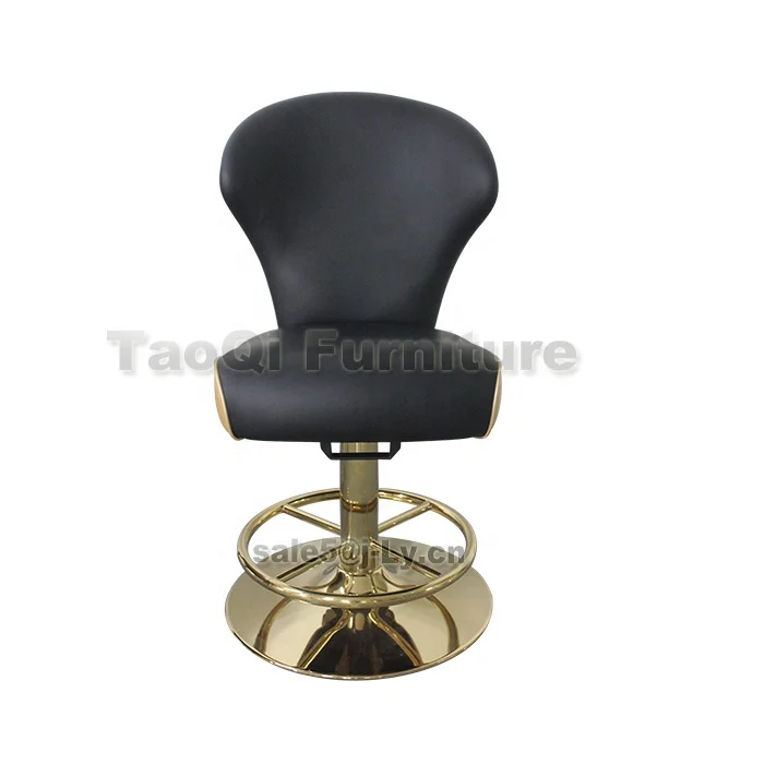K982 VIP Casino Chair Bar Chair Adjustable Lift Club Furniture Metal Gaming Stool Slot Machine Poker Table Chair