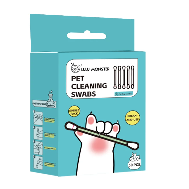 High Quality Pet Cleaning Swabs For Dog and Cat Cleaning Strong Cleaning Effect